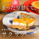 【冷凍】マンゴーの有機豆乳ヨーグルトタルト｜タルト｜musubi-cafe
