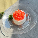 【冷凍】ブラッドオレンジグラニータ添えのクリームチーズ | チーズケーキ | 空山チーズ工房