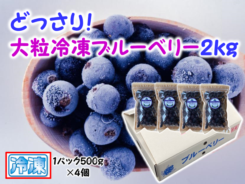 【冷凍】冷凍ブルーベリー | ブルーベリー | すみれファーム