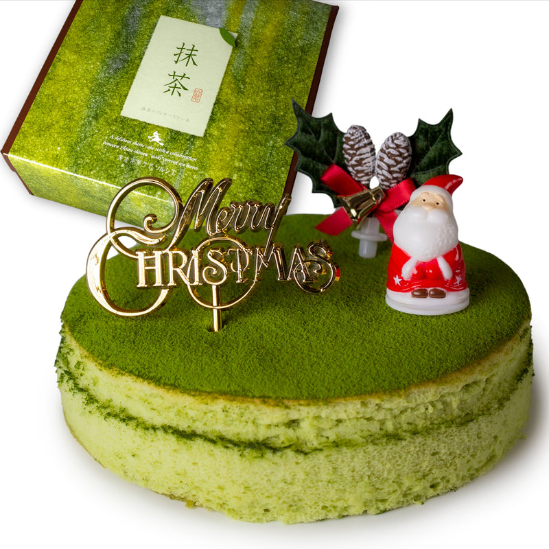 【冷凍】抹茶スフレチーズケーキ 5号 | チーズケーキ | 魔法洋菓子店ソルシエ｜抹茶 スフレ チーズ ケーキ