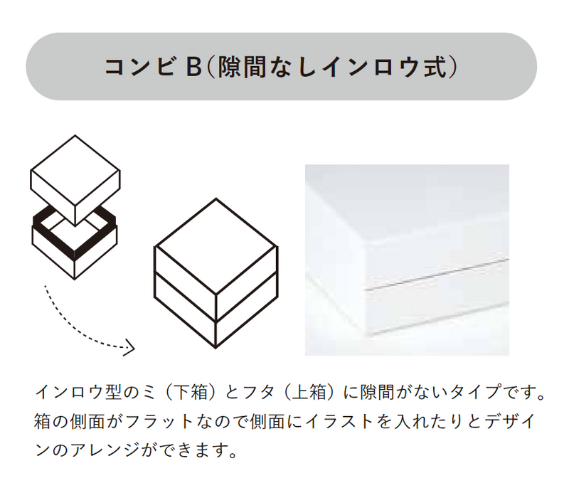 ベーシック コンビBギフトケース | 資材 | 箱・紙袋・不織布袋 専門店