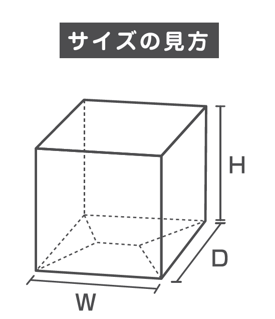 クリアケース 立方体 PNN | 資材 | 箱・紙袋・不織布袋 専門店