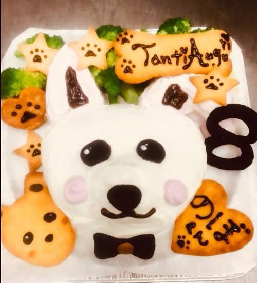 【冷凍】ペット用 わんちゃんお誕生日お顔ケーキ｜ケーキ｜イタリアントラットリア ラノッキオ