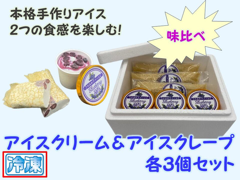 【冷凍】ブルーベリーアイスセット | アイス | すみれファーム