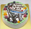 【冷凍】恐竜のイラストケーキ | 恐竜ケーキ オーダー | ケーキ工房モダンタイムス | 誕生 日 ケーキ オーダー キャラクター・恐竜イラスト リアル - スイーツモール