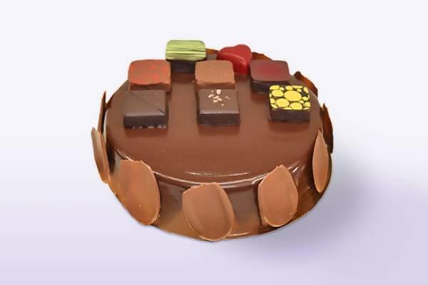 【冷凍】ボンボンショコラとフォトショコラのチョコレートケーキ | チョ