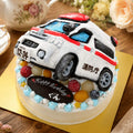 【冷凍】救急車の立体ケーキ｜ケーキ｜ケーキ工房モダンタイムス