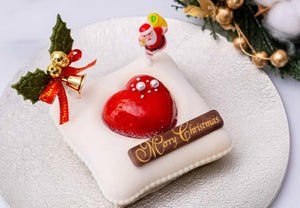 【冷凍】レアチーズ クリスマスデコレーション 12cm 通販・お取り寄せ | チーズケーキ | パティスリーAile（エル） - スイーツモール