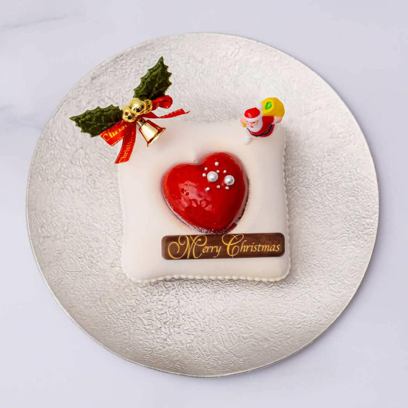【冷凍】レアチーズ クリスマスデコレーション 12cm 通販・お取り寄せ | チーズケーキ | パティスリーAile（エル） - スイーツモール