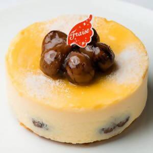 【冷凍】栗チーズケーキ　12cm｜チーズケーキ｜Fraise - スイーツモール