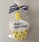 【常温】ハッピーバースデー！ケーキ型 アイシングクッキー｜クッキー｜sucre cresia│誕生日クッキー│バースデー クッキー│オーダー クッキー - スイーツモール