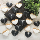 【店頭受取】ウエディングハート型 新郎新婦のアイシングクッキー 2枚×5袋セット | クッキー | Dream Sweets Factory - スイーツモール