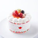 【冷凍】フルーツのバースデーケーキ | ケーキ | 写真ケーキのサンタアンジェラ | 誕生日ケーキ - スイーツモール