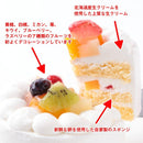【冷凍】フルーツのバースデーケーキ | ケーキ | 写真ケーキのサンタアンジェラ | 誕生日ケーキ - スイーツモール