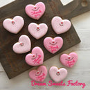 【店頭受取】ハート・星型アイシングクッキー 2枚組 | 星型クッキー・星のクッキー・アイシングクッキー 星 | Dream Sweets Factory - スイーツモール