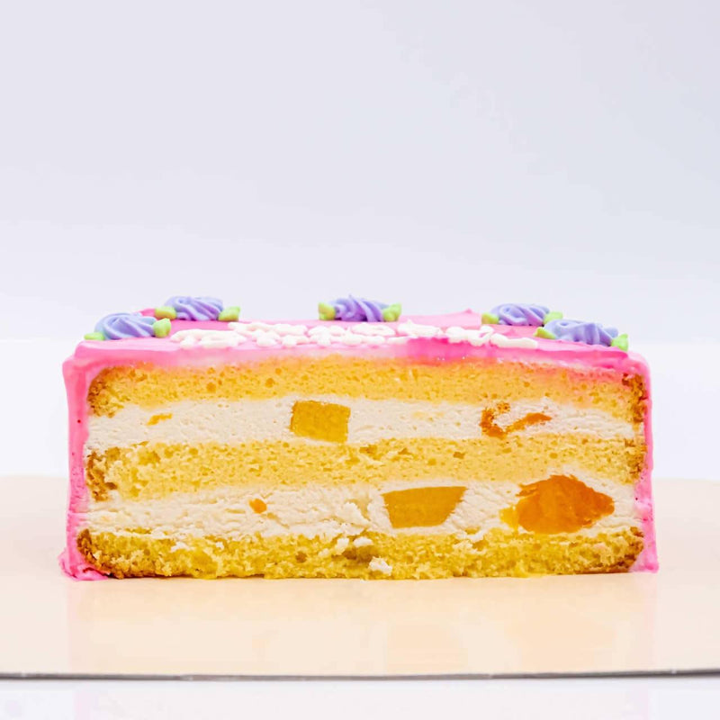【冷凍】色が選べるペタペタセンイルケーキ小花柄付き 4号 12cm | ケーキ | La vie en Rose | グラデーションケーキ・ケーキ かわいい・カラフル ケーキ - スイーツモール