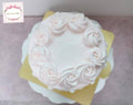 【冷凍】色が選べるバラとフリルケーキ 4号 12cm | ケーキ | La vie en Rose | 生クリーム 絞り方 かわいい・生クリーム バラ | 生クリームスイーツ - スイーツモール