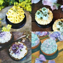 【冷凍】フラワーケーキ 4個セット｜ケーキ｜フォーチュンキッチン｜お花 の ケーキ｜誕生 日 花束 - スイーツモール