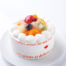 【冷凍】フルーツのバースデーケーキ | ケーキ | 写真ケーキのサンタアンジェラ | 誕生日ケーキ - スイーツモール