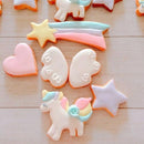 【常温】パステルカラーのユニコーンアイシングクッキー｜クッキー｜sucre cresia│ユニコーンの絵・ユニコーンイラスト - スイーツモール