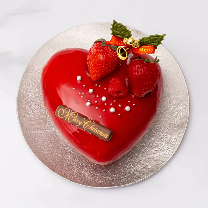 【冷凍】クリスマス ショコラブラン ルージュ 5号 15cm | チョコレートケーキ | パティスリーAile（エル） - スイーツモール