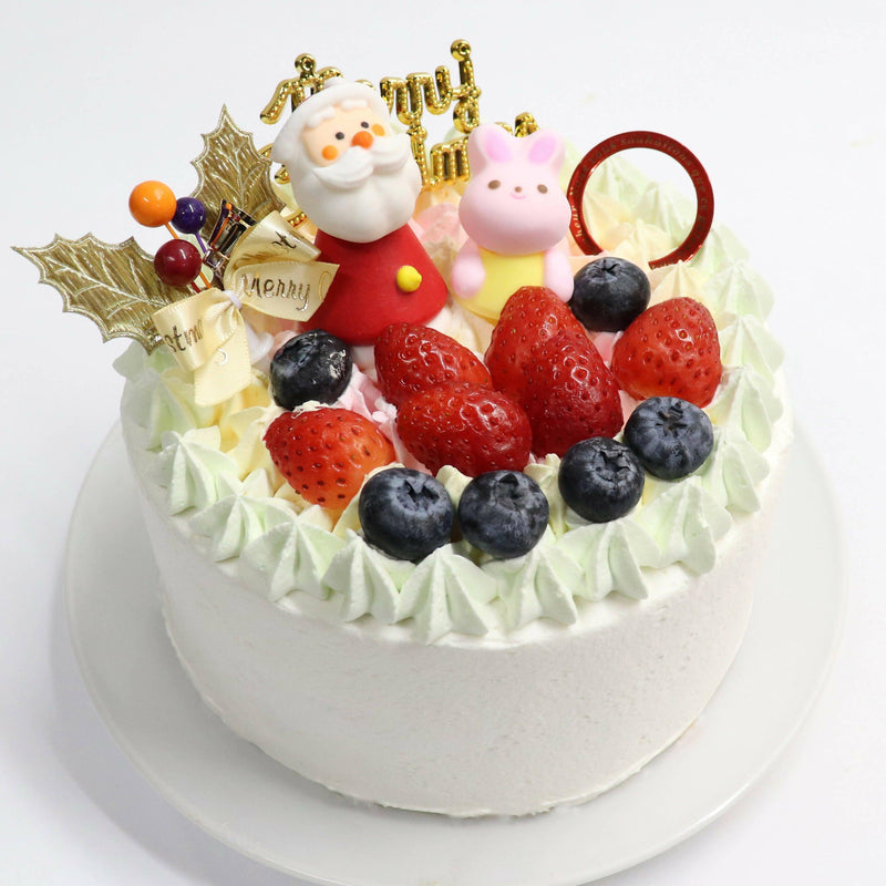 【冷凍】クリスマス ギミックケーキ 5号 15cm　 | ケーキ | 峰月堂 | クリスマスデコレーションケーキ - スイーツモール