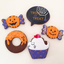 【常温】お菓子なハロウィンアイシングクッキー5枚セット | ハロウィン アイシングクッキー ・おばけクッキー 市販| Dream Sweets Factory | 映えスイーツ - スイーツモール
