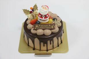 【冷凍】クリスマス チョコがけドリップデコレーションケーキ（フルーツ仕上げ）5号 | ケーキ | Je realise（ジュレアリーズ） - スイーツモール