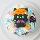 【冷凍】黒猫ハロウィンケーキ 5号 | ケーキ | La vie en Rose | 黒猫 ケーキ・猫 スィーツ - スイーツモール