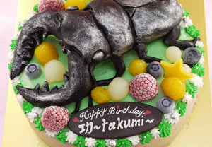 【冷凍】クワガタの立体ケーキ | ケーキ・クワガタ ケーキ | ケーキ工房モダンタイムス - スイーツモール