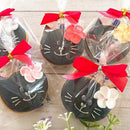 【常温】真っ黒猫ちゃん アイシングクッキー 5個セット｜クッキー｜sucre cresia - スイーツモール