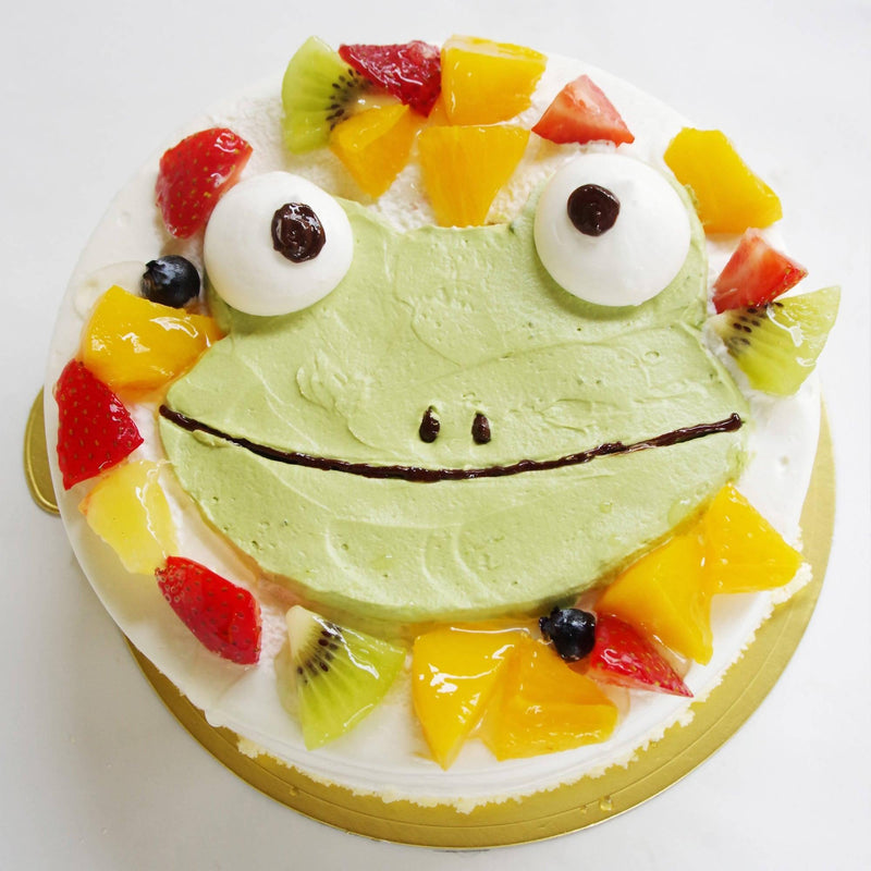 【冷凍】ハッピーカエル | ケーキ | パティスリーアングレーズ | カエル 通販・蛙 - スイーツモール