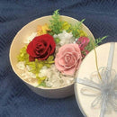 【常温】江戸花橘どらやき8個+プリザーブドフラワー｜どら焼き｜和菓子たちばな（橘点心庵） - スイーツモール