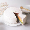 【冷凍】夢幻レインボーケーキ | カラフルケーキ 通販 | 松竹圓カフェ | カラフルチョコレート | カラフル チョコ - スイーツモール