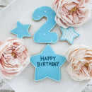 【常温】大きな数字つきバースデーアイシングクッキーセット | クッキー | Dream Sweets Factory - スイーツモール