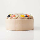 【冷凍】みずみずしいフルーツが乗った写真ケーキ チョコ生クリーム｜ケーキ｜いちごおじさんの洋菓子工房│チョコクリーム ケーキ - スイーツモール