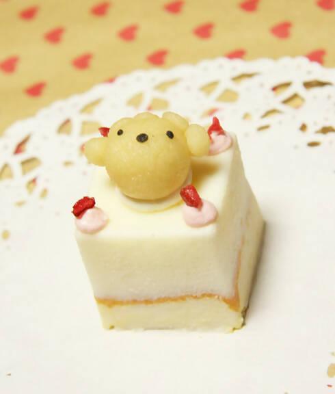 【冷凍】ピュアなレアチーズケーキ ハッピーキャレ | ケーキ | はなとしっぽ-ケーキ-はなとしっぽ