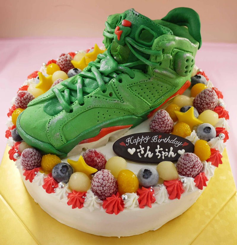 【冷凍】靴の立体ケーキ 6号 | ケーキ | ケーキ工房モダンタイムス-ケーキ-ケーキ工房モダンタイムス