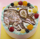 【冷凍】恐竜のイラストケーキ | 恐竜ケーキ オーダー | ケーキ工房モダンタイムス | 誕生 日 ケーキ オーダー キャラクター・恐竜イラスト リアル - スイーツモール