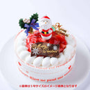 【冷凍】クリスマスいちごデコレーションケーキ | ケーキ | 写真ケーキのサンタアンジェラ - スイーツモール