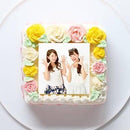 【冷凍】フラワーフォトケーキ | ケーキ | 写真ケーキのサンタアンジェラ - スイーツモール