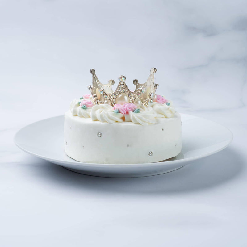 【冷凍】色が選べるプリンセスティアラケーキ 4号 12cm | ケーキ | La vie en Rose-ケーキ-La vie en Rose