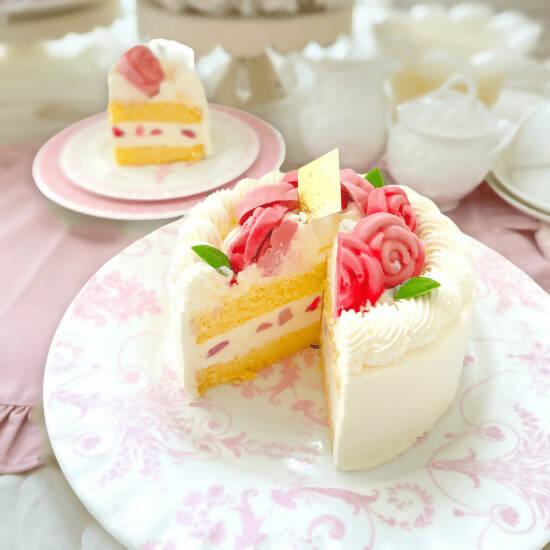 【冷凍】純生 ジュエルローズ ベリー 5号 | ケーキ | バラのマドレーヌのお店ランジェラ | ローズベリー - スイーツモール