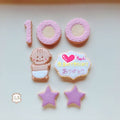 【常温】100日祝いのアイシングクッキーセット| クッキー | atelierA-クッキー-atelierA