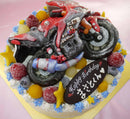 【冷凍】バイクの立体ケーキ | バイク ケーキ・バイクのケーキ | ケーキ工房モダンタイムス - スイーツモール