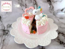 【冷凍】色が選べるユニコーンとハートのギミックケーキ 4号 12cm | ケーキ | La vie en Rose - スイーツモール