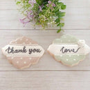 【常温】プレート文字入れ アイシングクッキー ｜クッキー｜sucre cresia│ありがとうクッキー・ありがとうお菓子・メッセージ 入り クッキー - スイーツモール