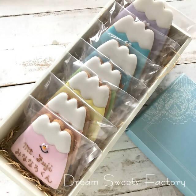 【店頭受取】富士山型アイシングクッキー みななろくん | クッキー | Dream Sweets Factory - スイーツモール