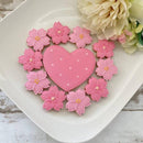 【店頭受取】ハートとさくらのアイシングクッキーセット | クッキー | Dream Sweets Factory - スイーツモール