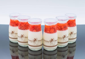 【冷蔵】幸せのプリン♡いちごミルクの幸せプリン 6本セット | プリン | Sweets Factory - スイーツモール
